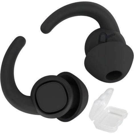 Bardusch Bouchons d’Oreilles pour Dormir Anti-bruit de 36 dB, Ear Plugs en Silicone Réutilisable et Lavable, Matériau doux pour la peau, Confortable à Porter, pour Protection Auditive (1/4)