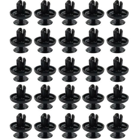 25 Motorhaubenbefestigungen für Fahrzeuge, Schutzclips für den Motorraum, Schnellverschlüsse aus Kunststoff, 25-teiliges Set zur Montage der Motorabdeckung