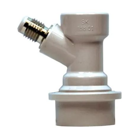 Steckkupplung NC Keg pour Gaz, Raccord Rapide 7/16" UNF-GAS Haute Qualité pour Taps à Bière Professionnels, Connexion Sûre et Étanche pour Fûts de Bière en Bars et Restaurants