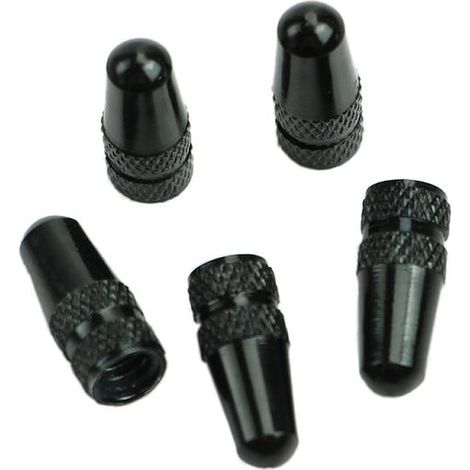 Lot de 5 bouchons de valve Presta petit format, style français, portables. (1/5)