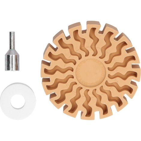 Aufkleberentferner-Radiergummi-Set, Autoreparatur-Lackierwerkzeug, Aufkleberpolierwerkzeug, 100 mm Durchmesser