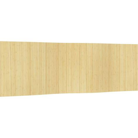 Room Divider Light Natural Width 600 cm Height 165 cm Bamboo vidaXL
