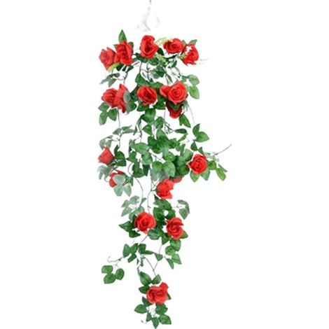 Couronne de fleurs artificielles de 95 cm (3,11 pieds), motif de vigne, idéale pour les mariages, les fêtes, la décoration de table, fleurs en rayonne, cadeaux pour la maison. (1/4)