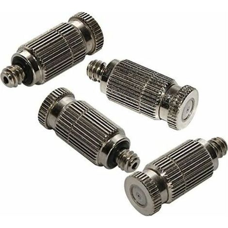 Lot de 4 Buses Brumisateur Hautes Performances Anti-Gouttes - Pour Brumisateur Extérieur - Qualité Inox