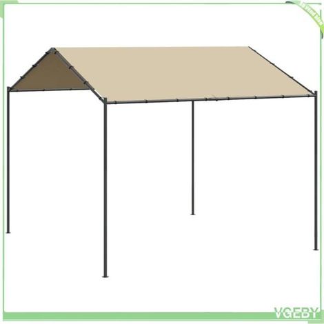 Tente à auvent - FAFEICY - 362451 - 3x3 m - cadre acier thermolaqué - toit polyester imperméable (1/5)