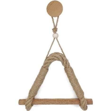 1pcs 35x24.5CM Vintage Hemp Rope Toilet Paper Holder for Bathroom MUMU (1/4)