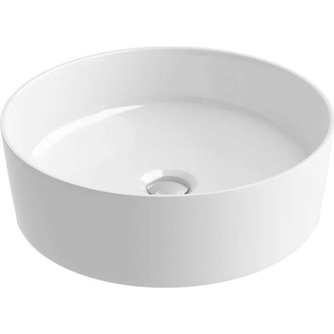 Ravak UNI - Aufsatzwaschbecken Slim, Durchmesser 40 cm, weiß XJX01140002 (1/5)