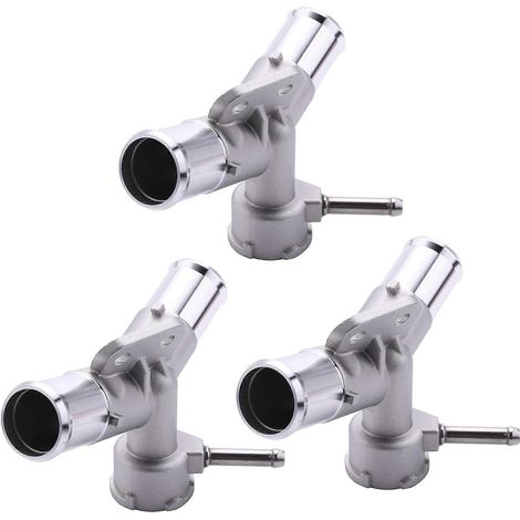 3X Goulotte de remplissage de radiateur moteur en aluminium, boîtier de thermostat de liquide de refroidissement, tuyau d'eau pour Toyota Yaris Belta Vios Vitz (1/5)