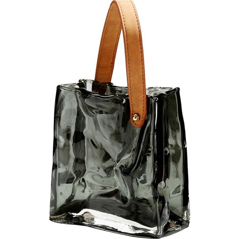 Vase en Verre Original pour Sac à Main - Aquarium Décoratif Artisanal (1/5)