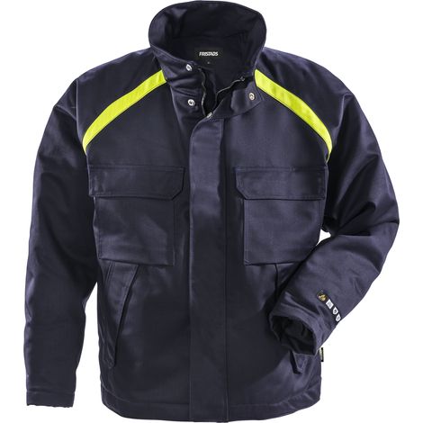 FRISTADS 100342-540 Flame Schweißer-Winterjacke 4032 FLI Gr.XS Marineblau (1/2)