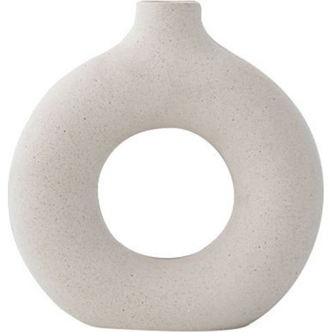 Vase Céramique Moderne Forme Ronde - Décor d'Intérieur Contemporain pour Fleurs Séchées, Artisanat Main (1/5)
