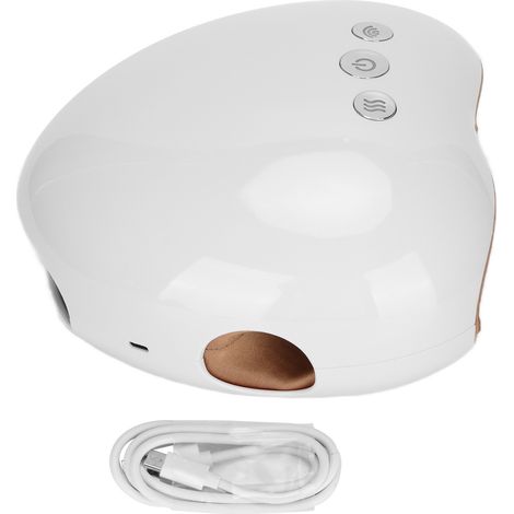 Compresseur électrique pour masser les mains, soulagement du syndrome du canal carpien, appareil d'acupression portatif, couleur blanche (1/5)