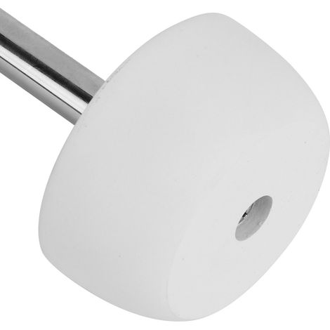 Porte-brosse à dents en acier inoxydable 304, support de rangement sans perçage pour brosses à dents, accessoires de salle de bain (blanc) (1/5)
