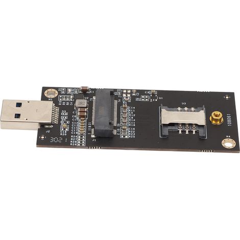 Adaptateur NGFF vers USB 3.0 avec emplacement pour carte SIM, stable et prêt à l'emploi. Adaptateur M.2 vers USB pour Windows et Linux. (1/4)
