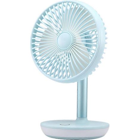 Mini ventilateur de bureau/de table ultra silencieux, 4 modes, batterie 4000 mAh, USB personnel (1/4)