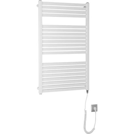 Aqualine - Toallero eléctrico Tondi-E 60x97 cm, 400 W, blanco DE460T (1/5)