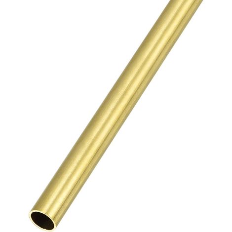 Brass Tube (7mm OD x 0.3mm Wall T x 300mm L), Straight Tube - for Home Furniture, Machinery, DIY Crafts (1/5)