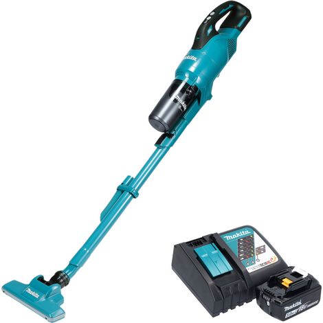 Makita DCL 286 FRT Akku Staubsauger 18 V 0,25 l Brushless + 1x Akku 5,0 Ah + Ladegerät (1/5)