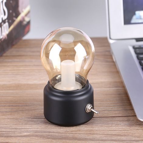Veilleuse rétro créative rechargeable USB (1/5)