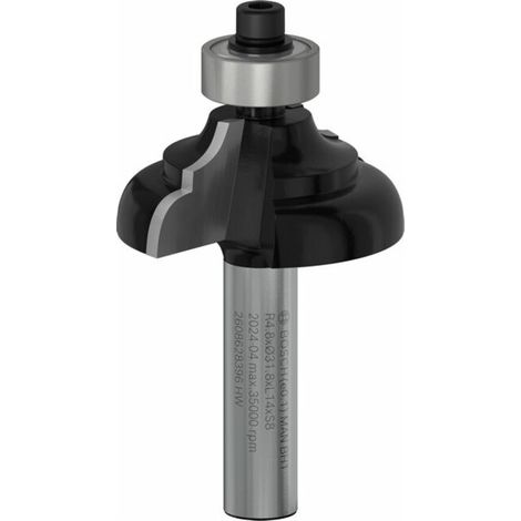Fraiseuse à profilés en forme de bordure C, 8 mm, R1 4,8 mm, l 9,5 mm, L 14 mm, G 57 mm (1/5)