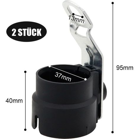 Lot de 2 accessoires de remorque, accessoires de remorque de voiture, accessoires pour remorque, porte-fiche, support de prise de remorque 7 et 13 broches, porte-fiche de remorque 2182600004 (1/4)
