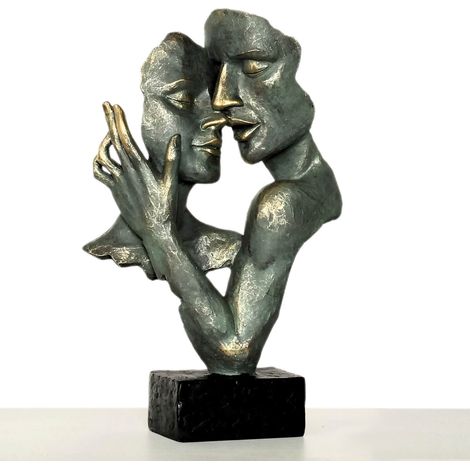 Statuetta decorativa moderna - Scultura decorativa Volti Amanti - Volti (1/5)