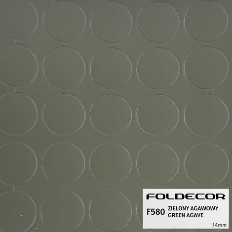 Bouchon autocollant fi14 vert agave (feuille de 25 pièces) (1/5)