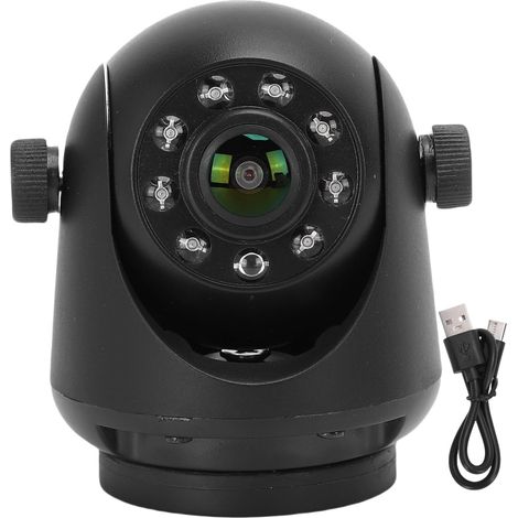 5G WiFi Wireless Backup Camera with 1280x720p HD 160° View IP68 Waterproof Magnetic Mount Rechargeable Battery for Car SUV Truck Trailer RV (1/5)