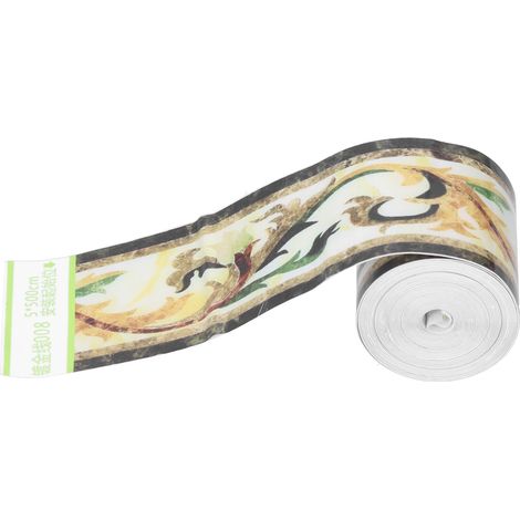 Bordure Murale Autocollante Décorative pour Cuisine, Salle de Bain, Salon 5m x 10cm (1/5)