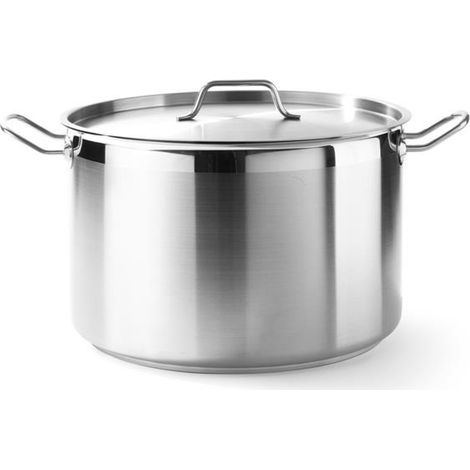 Marmite moyenne Profi Line avec couvercle 23,5 l diamètre 360 x 230 h - Hendi 831700 (1/5)