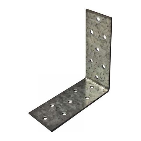 Giunto ad angolo forato 80 x 140 x 40 mm.