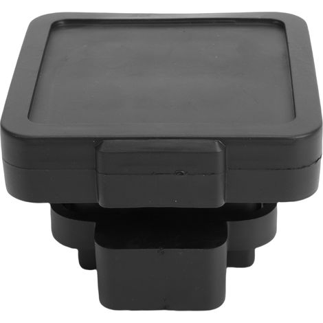 Couvercle d'attelage de remorque en caoutchouc, bouchon de Tube récepteur de remorquage de 2 pouces pour camionnette classe III IV (1/5)