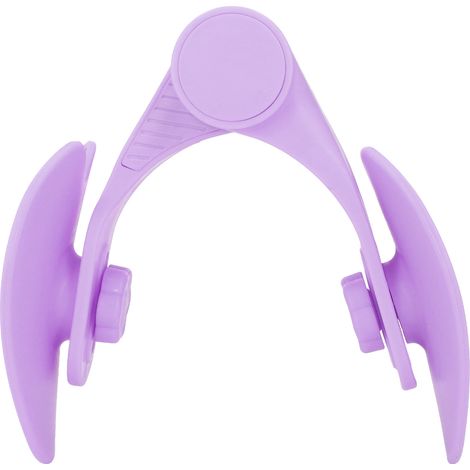 Appareil de musculation du bassin et des hanches, pour des jambes détendues, des fessiers et des cuisses. Appareil de musculation des adducteurs violet. (1/5)