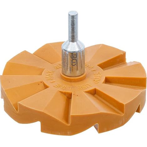 BGS 3999-1  GOMME POUR AUTOCOLLANTS  Ø 90 MM BGS TECHNIC