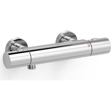Robinet thermostatique mural Over-wall pour doucheSans accessoires Chrome - TRES 19016401 (1/2)