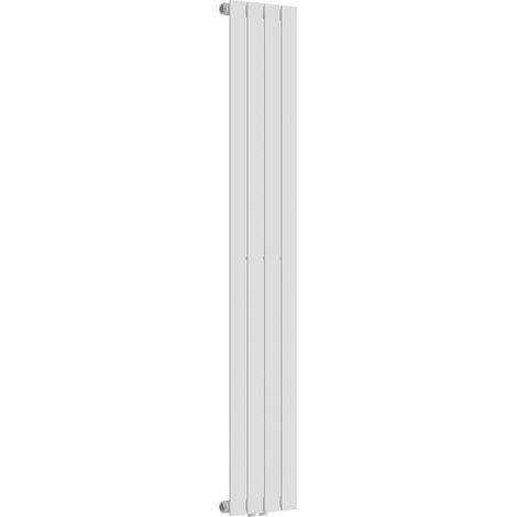 Radiatore a pannello piatto 540 watt acciaio 160 x 30 cm bianco 030010452