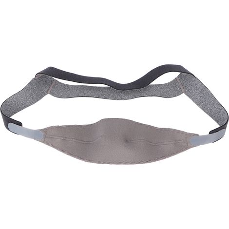 Sangle anti-ronflement en nylon souple et élastique, respirant, maintient la respiration nasale, ceinture pour dormeurs buccaux (1/5)