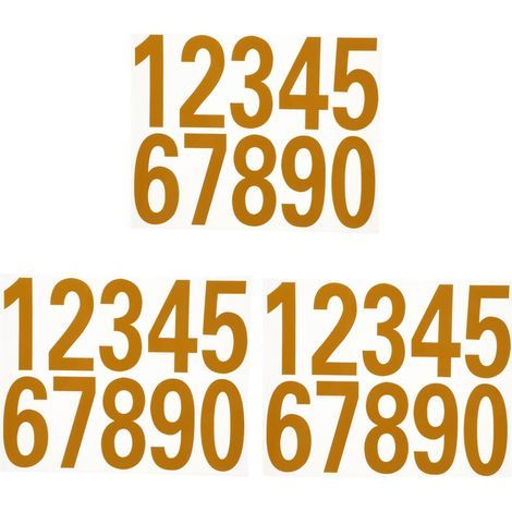 Sets Reflective Number Stickers for Mailbox and Door (1/5)
