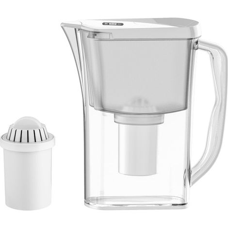 Carafe filtrante 2,5 L – Filtration 150 L – Réduit le chlore, le calcaire et les métaux lourds – Carafe d’eau filtrante écologique sans BPA 248110271mm (1/5)