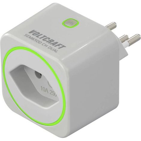 [NEUWERTIG] B-Ware Voltcraft Sem6500 Ch Dual Energiekosten Messgerät Strommesser Funksteckdose (1/2)