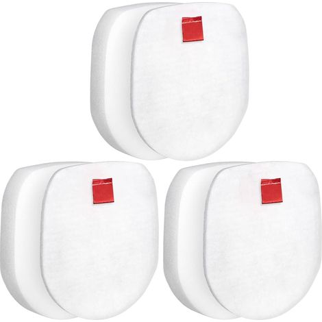 3er-Pack Ersatzfilter für Shark Akku-Staubsauger IZ201UK IZ251UK, kompatibel mit Shark IC300 IZ251UKT IZ201UKT IZ201UKTSB IZ202SM IZ201ME IZ201EUT (1/5)