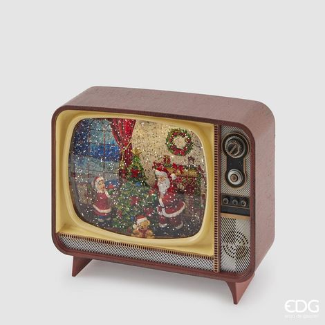 EDG Decorazione Natalizia Televisore Led Diorama Musica E Movimento (1/2)