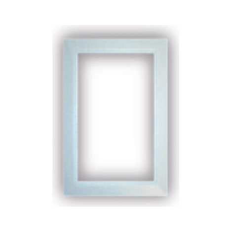 Encadrement pour Prise murale porte ronde rectangulaire - couleur au choix - blanc