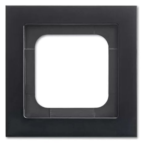 Busch-Jaeger Abdeckrahmen schwarz matt 1721-275 (1/2)