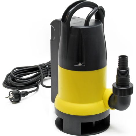 Wiltec – Pompe immergée électrique 400W – Débit 8000 l/h – Refoulement max. 5 m – Particules jusqu’à Ø 35 mm – Pour drainage et arrosage (1/5)