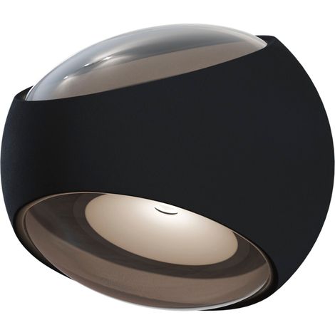 Lampada da parete Outdoor in Alluminio Stream Nero (1/5)