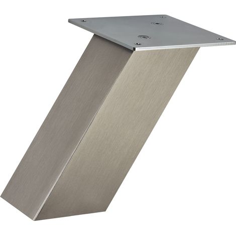 Barkonsole schräg 170 x 80 x 70 mm in Edelstahloptik 30 Kg Tragkraft Stützfuß Konsole von SOTECH (1/3)