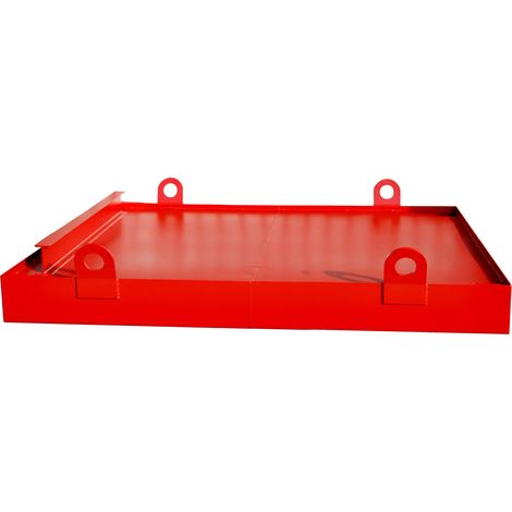 Bauer Containerwanne CW 2, 1078l, Feuerrot