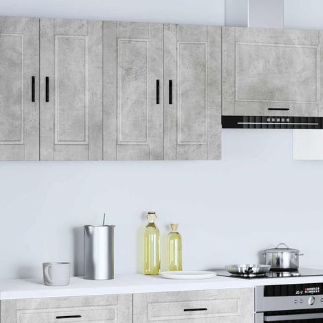 vidaXL Kitchen Wall Cabinet "Porto" Concrete Grey Engineered Wood (1/5)