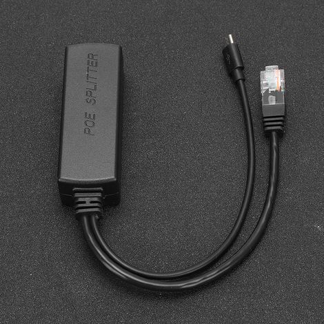 Adaptateur POE Splitter 48V/5V avec Port USB pour Caméras IP et Appareils Réseau (1/4)